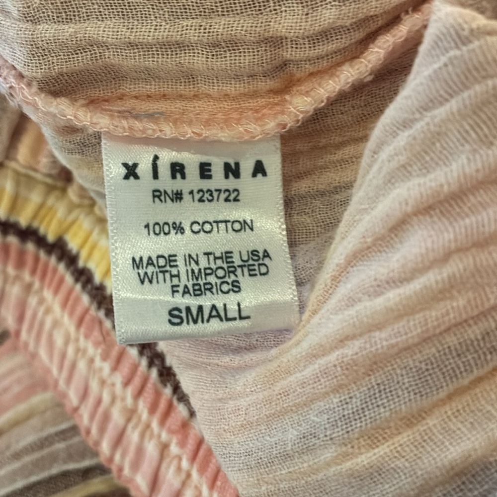 Xirena Striped Pants with pockets, Size Small - Picture 8 of 8